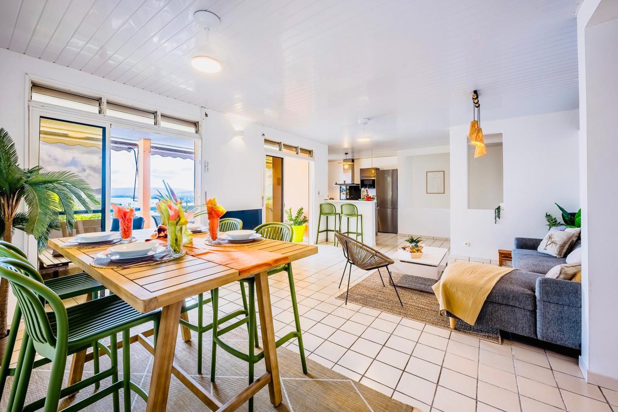 Maison Yole Bleue - Vue Sur Les Trois Ilets Eksteriør bilde